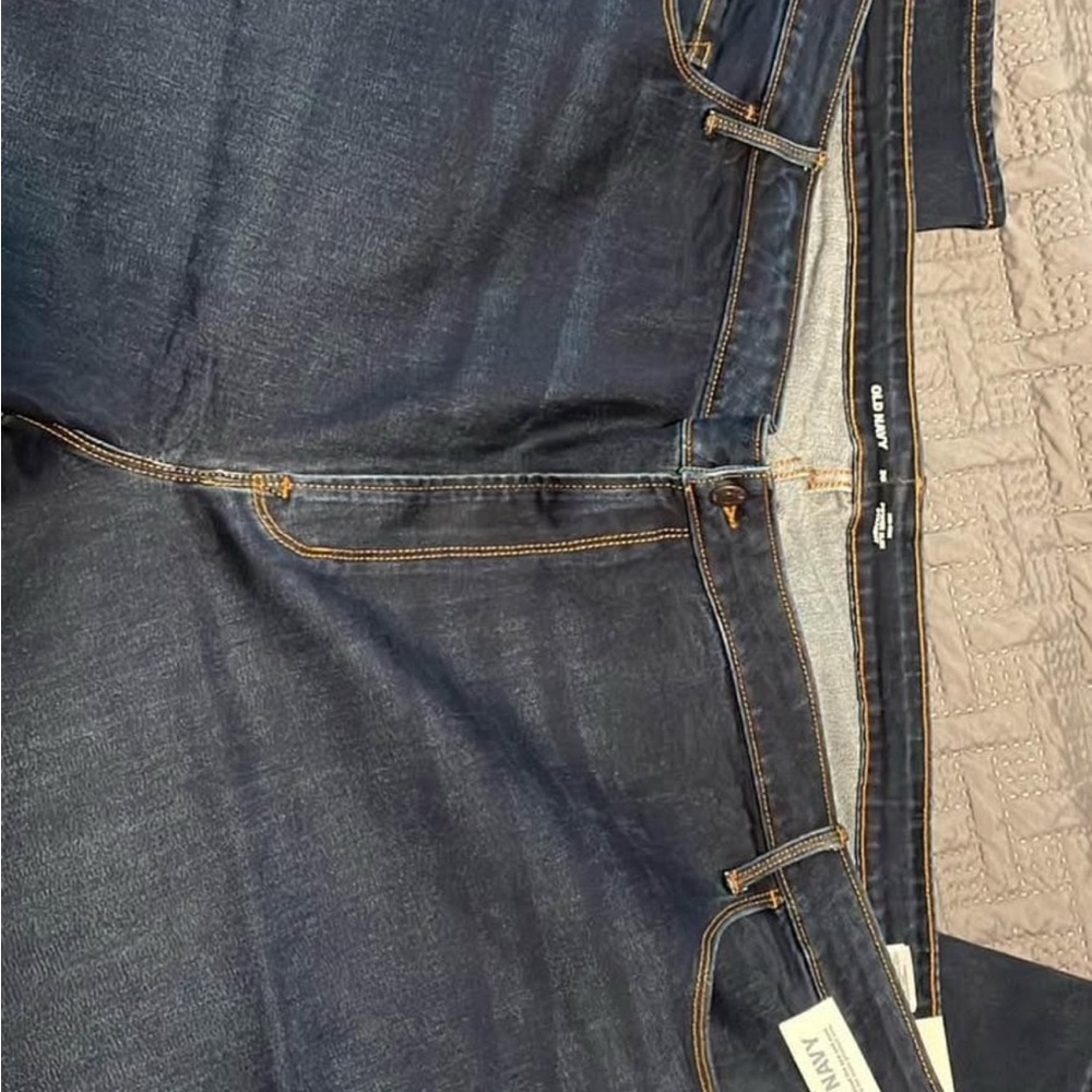 Old Navy Dark Blue mid rise Straight Jeans